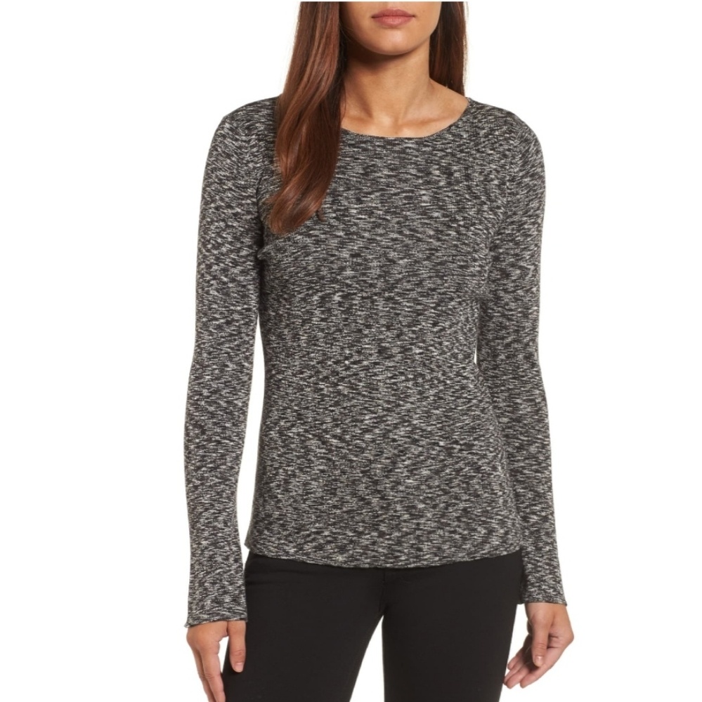 Nic and zoe pullover sweater bell sleeve